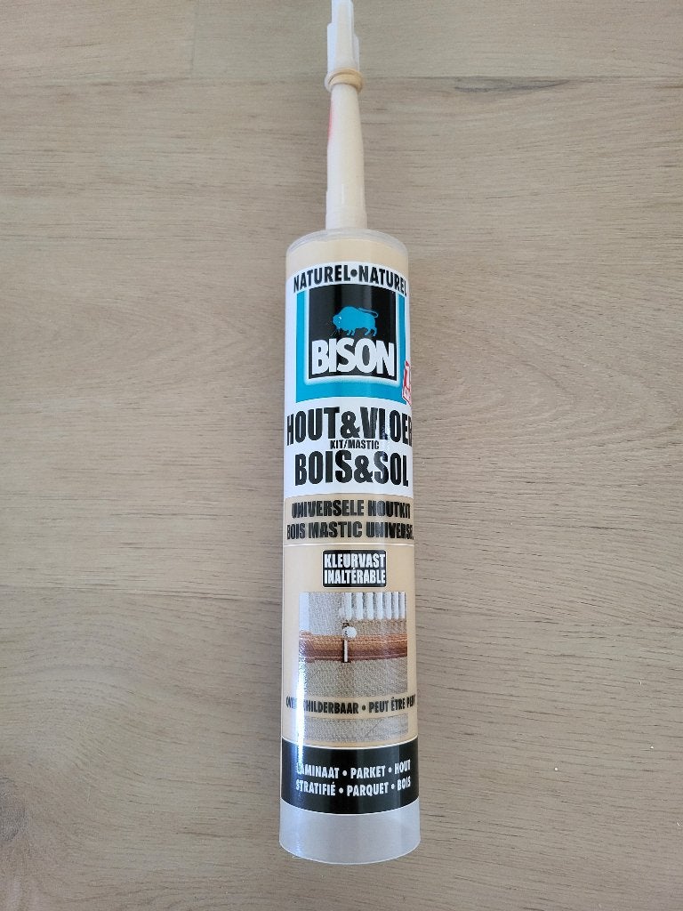 Bison Hout & Vloer Kit Naturel (Koker 310 ml) Alleen Getest!, Ophalen of Verzenden, Zo goed als nieuw, Overige typen
