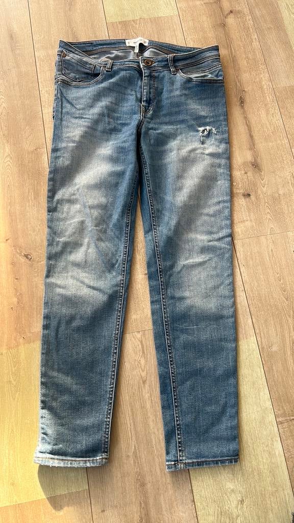 Mango jeans spijkerbroek maat 44 broek, Ophalen of Verzenden, Zo goed als nieuw, Blauw, W33 - W36 (confectie 42/44)