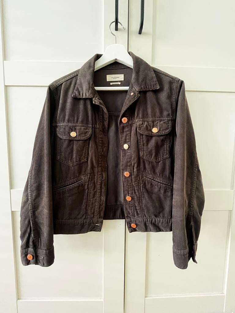 Isabel Marant Bruine Corduroy Jas, Ophalen of Verzenden, Gedragen, Bruin