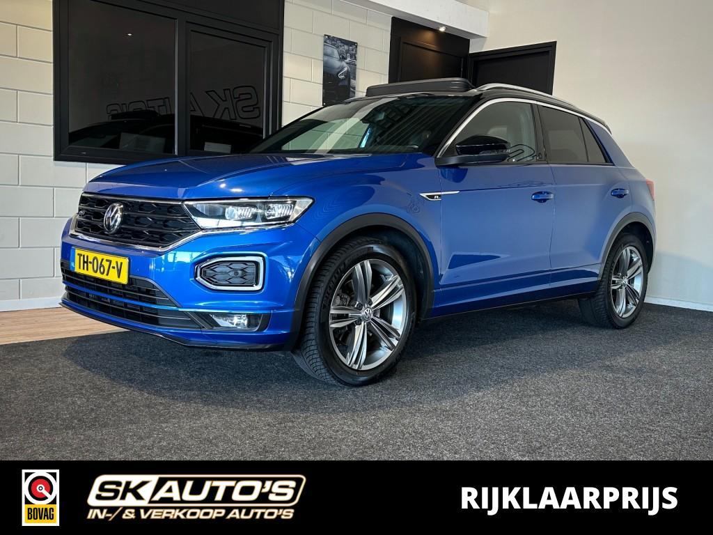 Volkswagen T-ROC 1.5 TSI SPORT l NAP l PANO l STOELVERW l VI, Automaat, Euro 6, 4 cilinders, Blauw