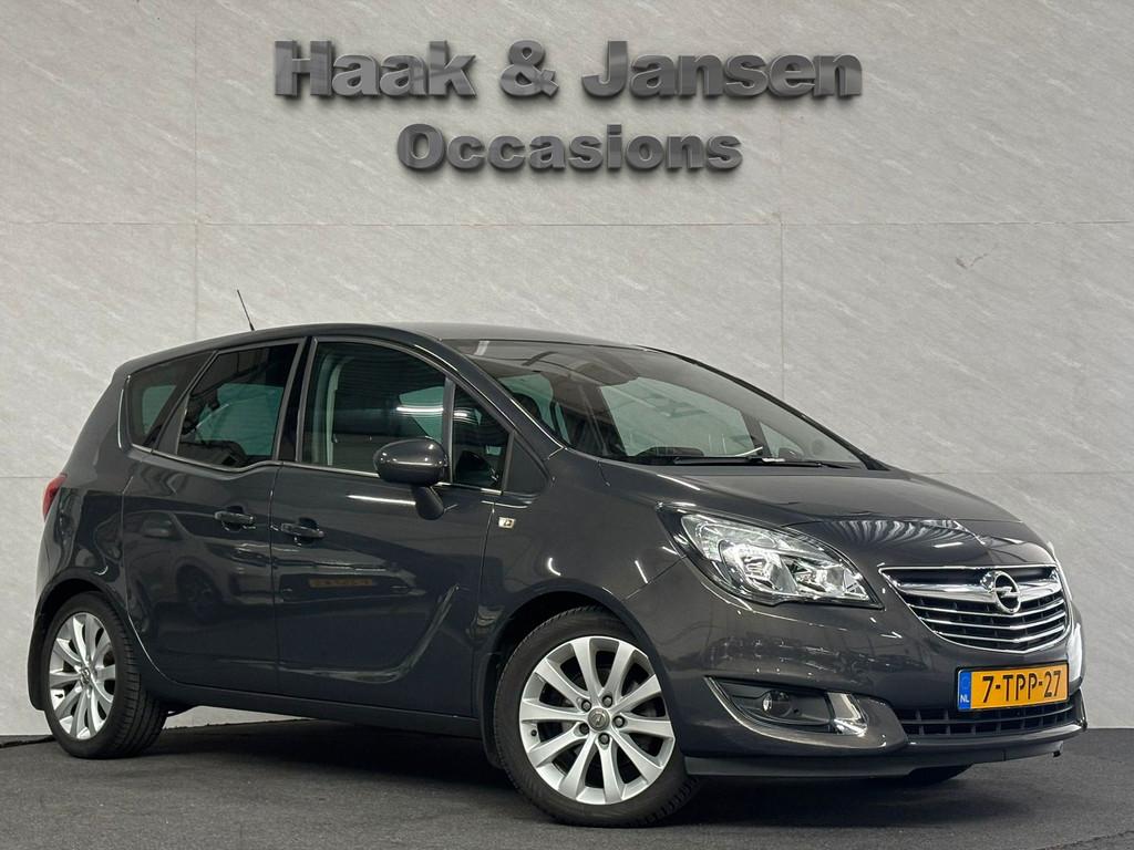Opel Meriva 1.4 Turbo Cosmo - Stoelverwarming - Cruise - Nav, Voorwielaandrijving, Gebruikt, 4 cilinders, Bedrijf