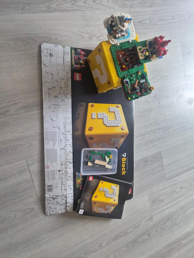 Mario vraagteken blok Lego, Overige thema's, Inclusief extra onderdelen, Ophalen of Verzenden, Zo goed als nieuw