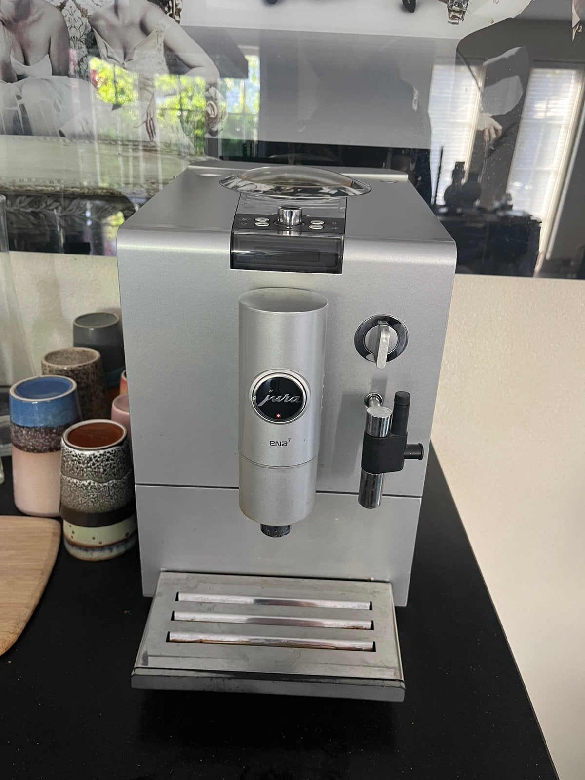 Jura ENA7 koffiemachine, Witgoed en Apparatuur, Koffiezetapparaten, Ophalen of Verzenden, Refurbished, Koffiemachine, Koffiebonen