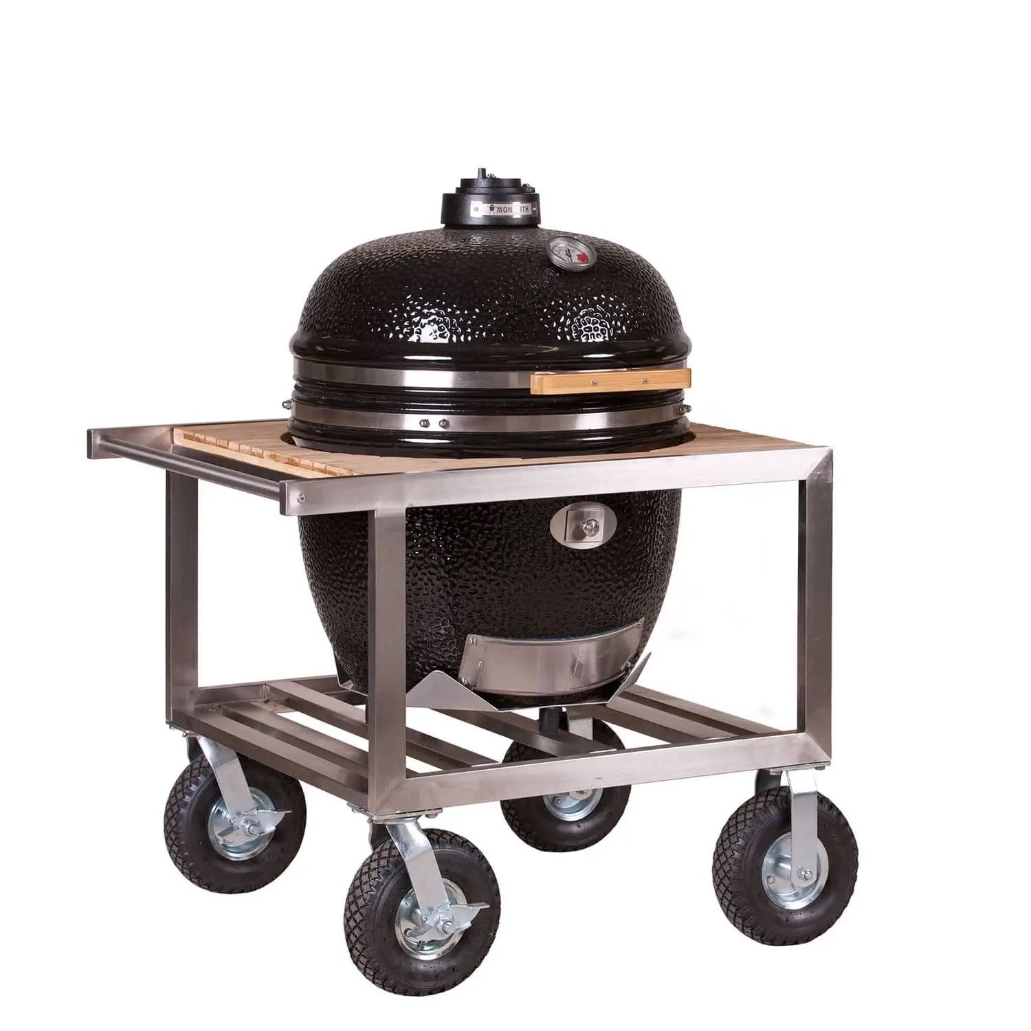Kamado Big Joe III of Monolith Le Cheff + Buggy!, Ophalen, Zo goed als nieuw, Met accessoires