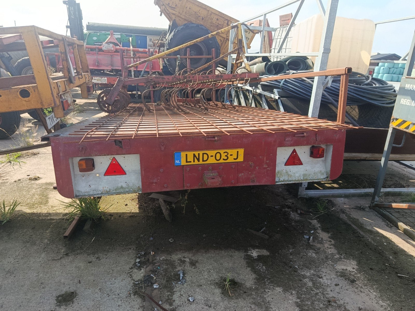 landbouw aanhanger met kenteken +-5m bij +-2m, Ophalen