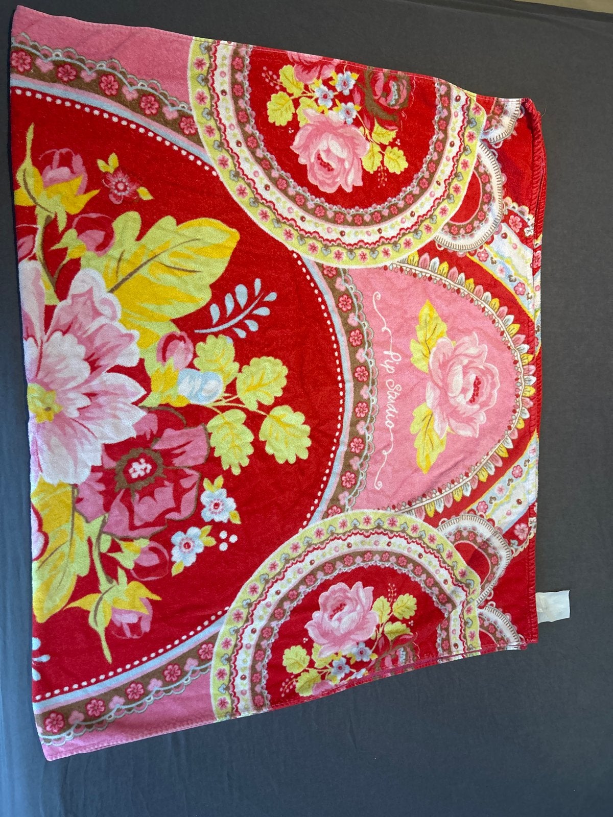 PIP Studio strandlaken - Fleurige bloemenprint, Gebruikt, Badlaken, Pip Studio, Meerkleurig