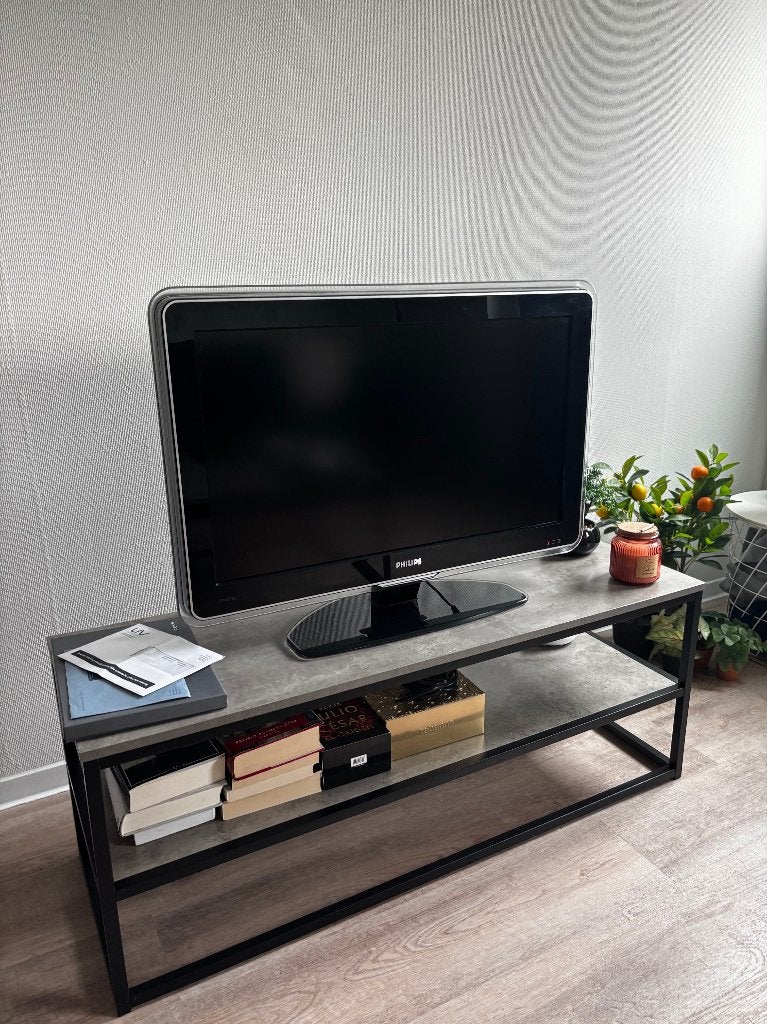 Industrial Coffee Table & Matching TV Console, Ophalen, 100 tot 150 cm, 50 tot 100 cm, Zo goed als nieuw