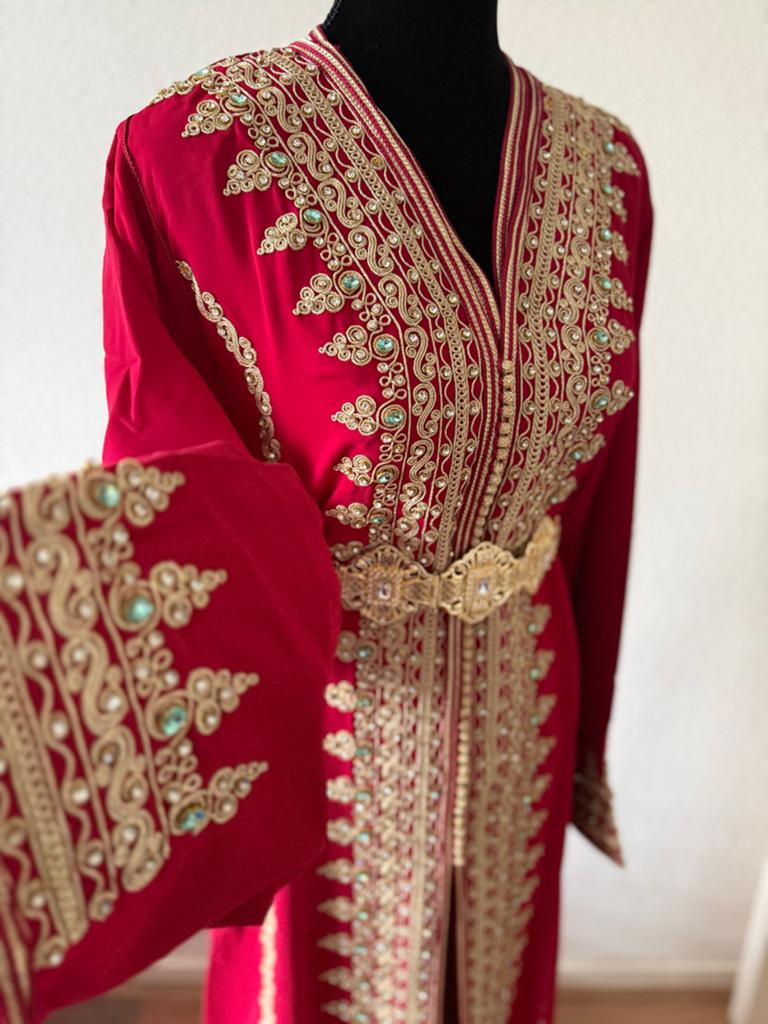 Nieuwe Takshita - Prachtige Marokkaanse Jurk Maat M/L, Maat 38/40 (M), Overige typen, Nieuw, Ophalen of Verzenden