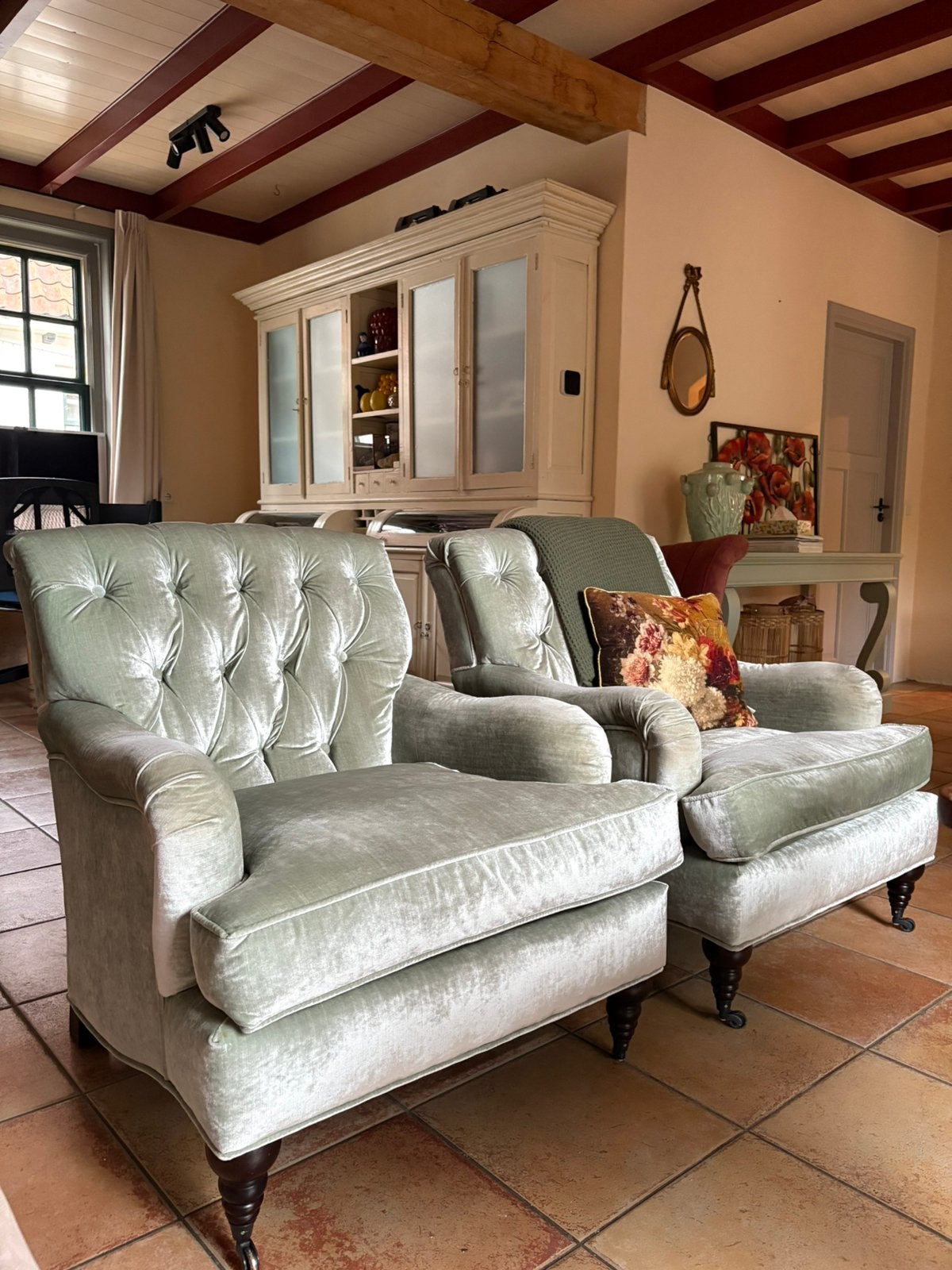 Fauteuils 2 stuks, Ophalen, Eenpersoons, 75 tot 100 cm, Zo goed als nieuw