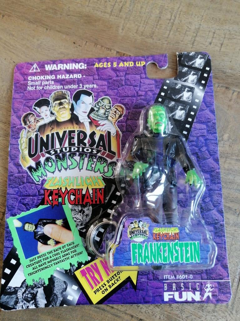 Universal Studios Monsters Frankenstein Sleutelhanger, Ophalen of Verzenden, Nieuw, Jongen of Meisje