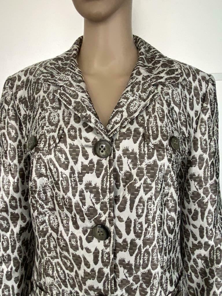 F725 Nieuw: Gerry Weber: mt. 40=M jasje blazer colbert, Maat 38/40 (M), Beige, Nieuw, Ophalen of Verzenden