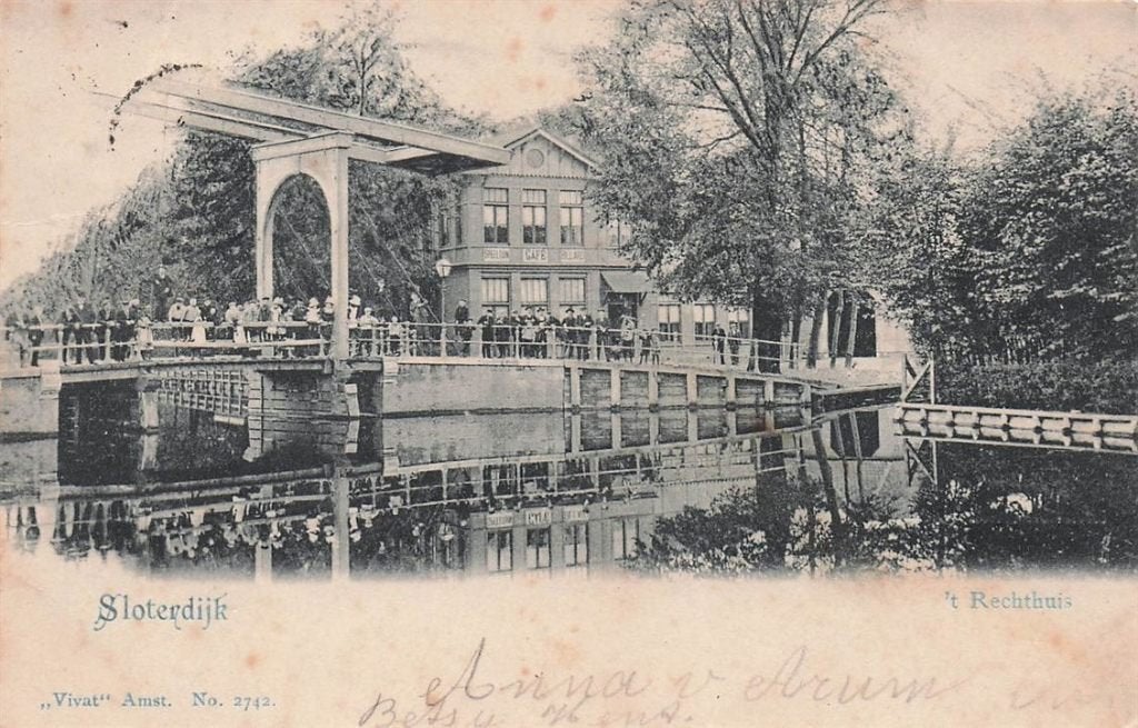 702-119-017 Sloterdijk 'T Rechthuis, Verzenden, Voor 1920, Noord-Holland