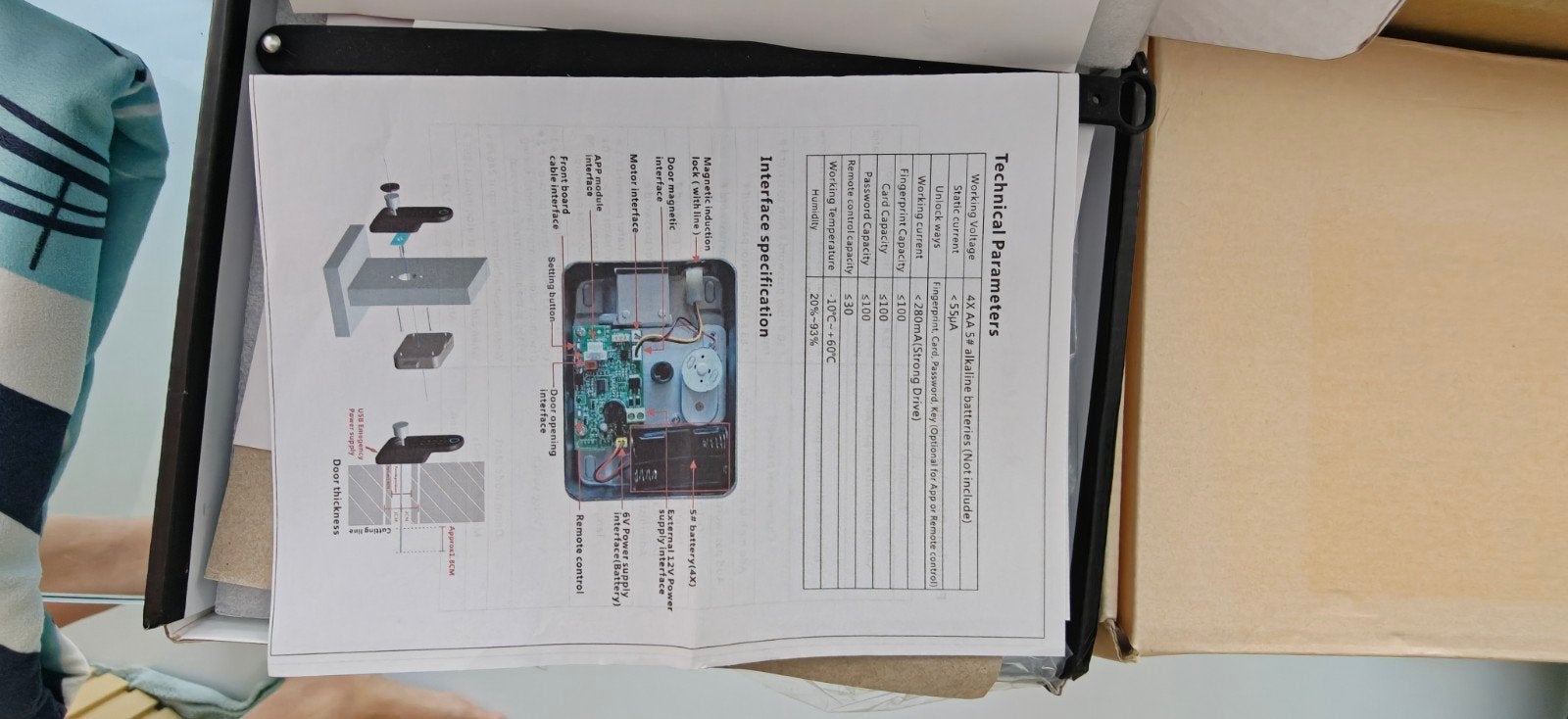 Smart Lock vingerafdruk / pincode / pas / afstandsbediening, Ophalen of Verzenden, Nieuw, Overige materialen, Slot