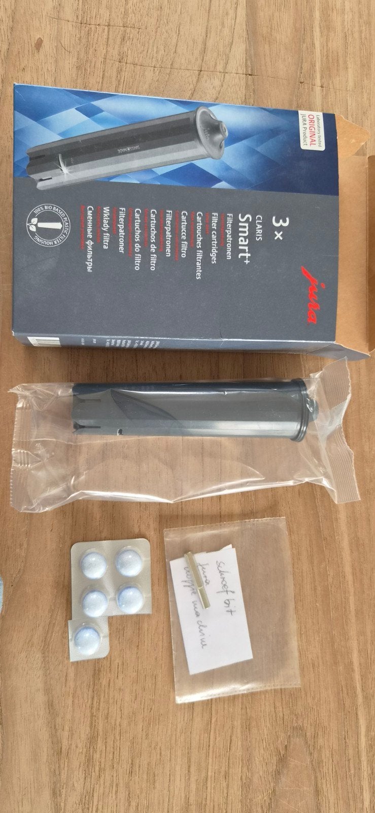 Jura Claris Smart filter en reinigingstabletten, Ophalen of Verzenden, Nieuw