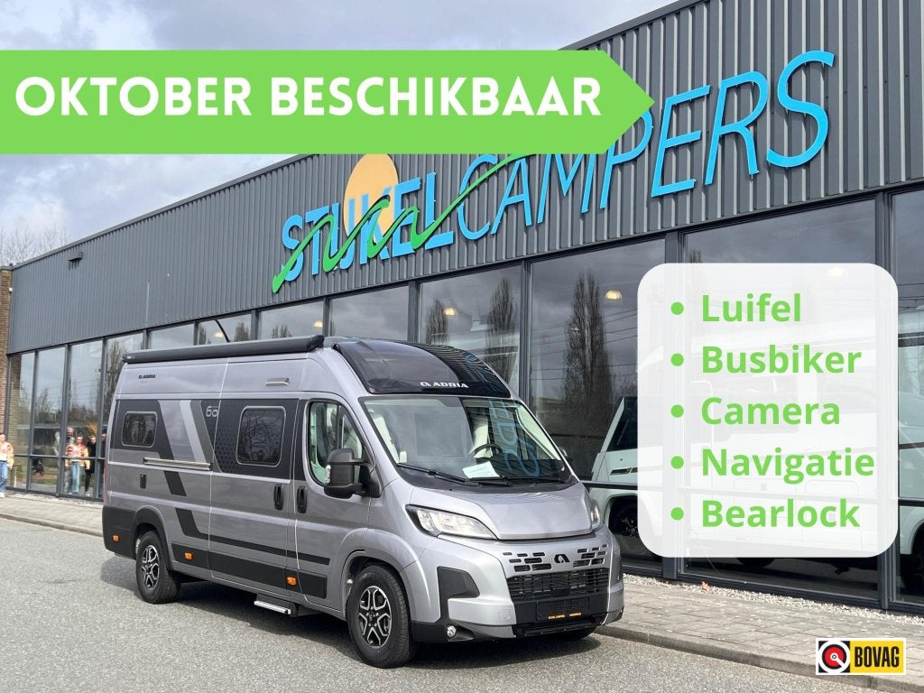 Adria Twin 640 SLB 60 YEARS AUTOMAAT, Caravans en Kamperen, Campers, Automaat, Winterisolatie, Buscamper of Camperbus, Ringverwarming
