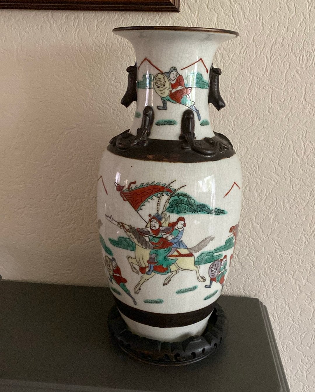 Chinese vaas eind 19e eeuw, Ophalen of Verzenden