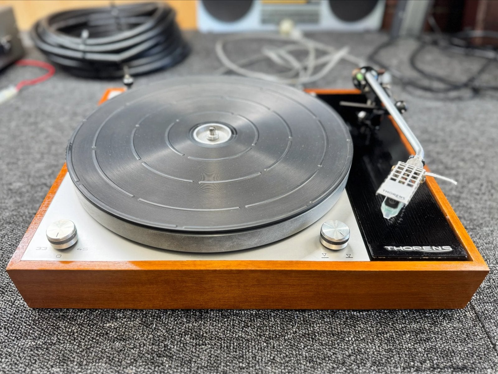 Thorens TD 150 MK2 Platenspeler - Vintage Hifi, Ophalen of Verzenden, Gebruikt, Platenspeler, Thorens