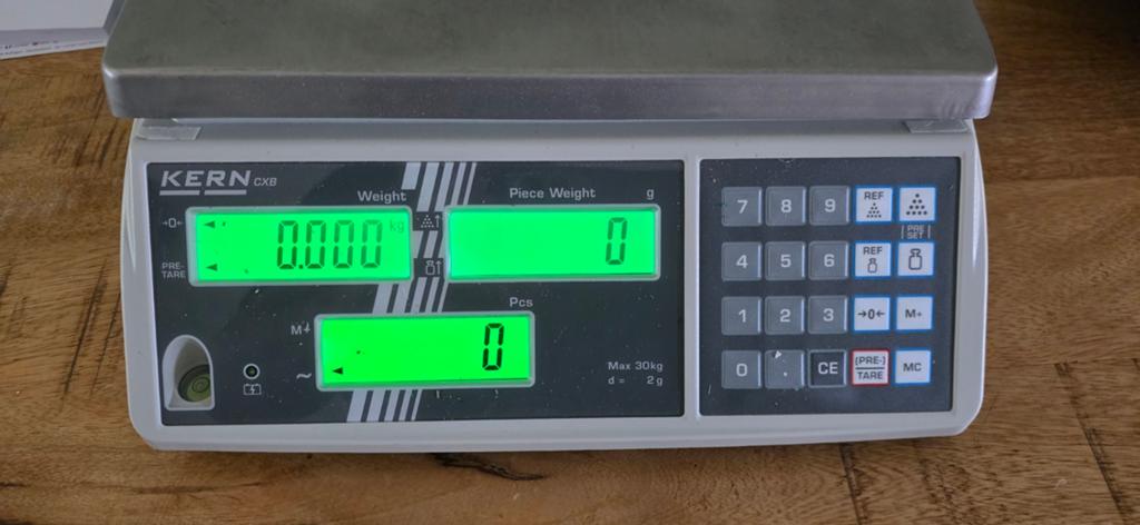 KERN XCB 30K2 bedrijfs laboratorium weegschaal, Ophalen of Verzenden, Zo goed als nieuw, Digitaal, 10 tot 50 kg