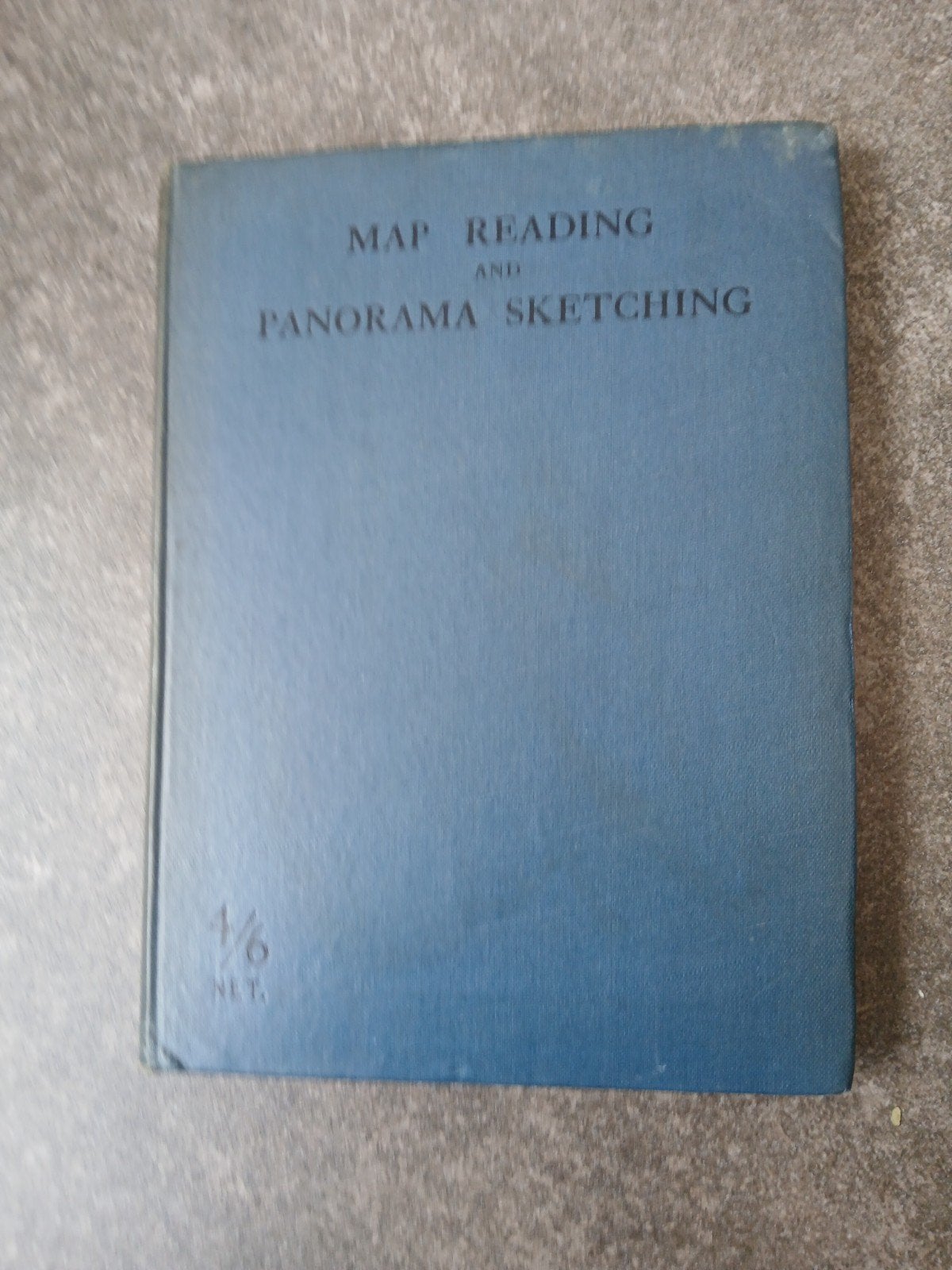 WD015 Map Reading and Panorama Sketching - Vintage Boek, Overige typen, Ophalen of Verzenden, 1800 tot 2000, Wereld