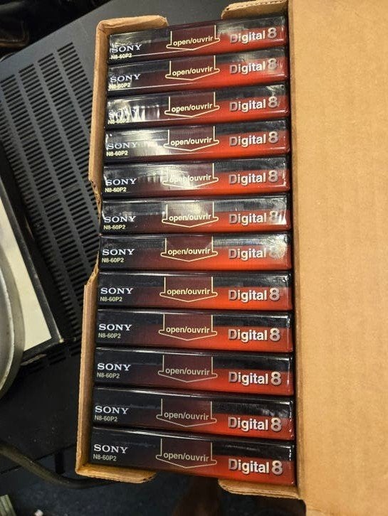 Partij sony video 8 Hi8 D8 bandjes 90minuten, Ophalen of Verzenden, Hi 8, (Video)band