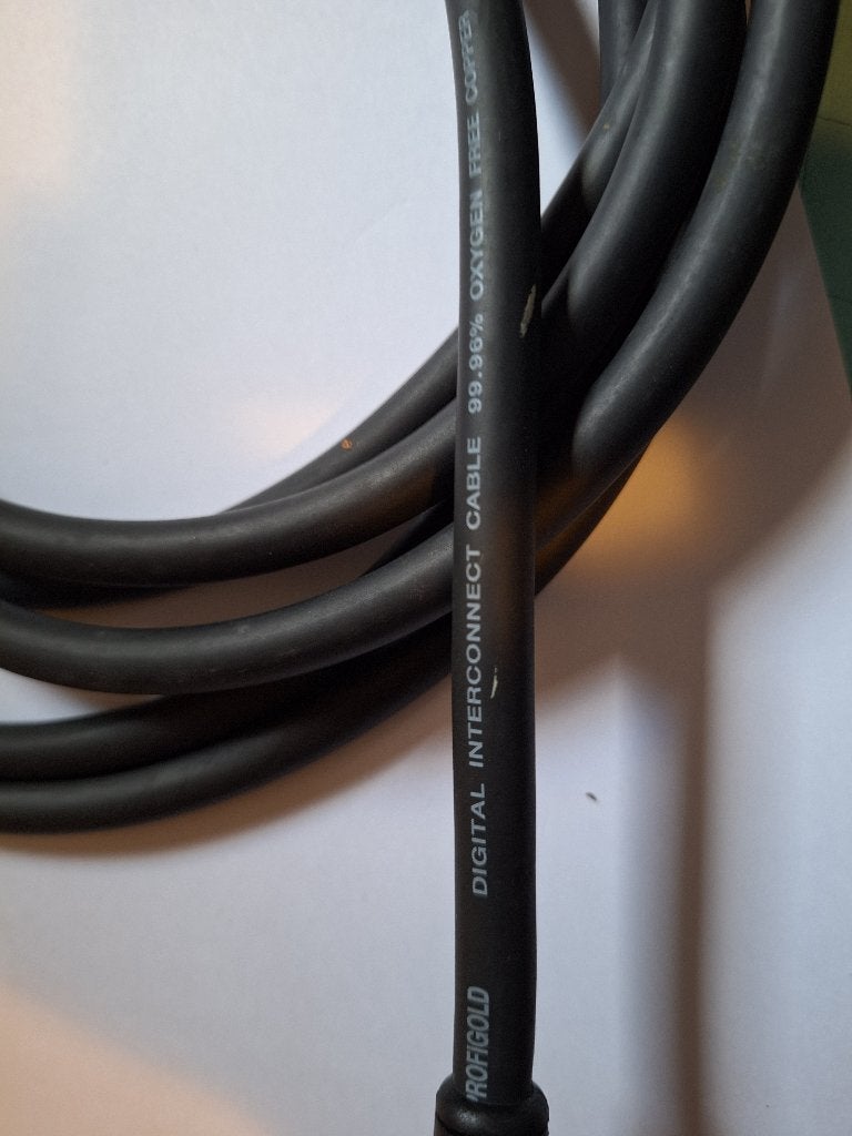 Profigold Digitale Coaxiale Audio / Subwoofer Kabel – 3 M, Ophalen of Verzenden, Zo goed als nieuw, 2 tot 5 meter, Interlink-kabel
