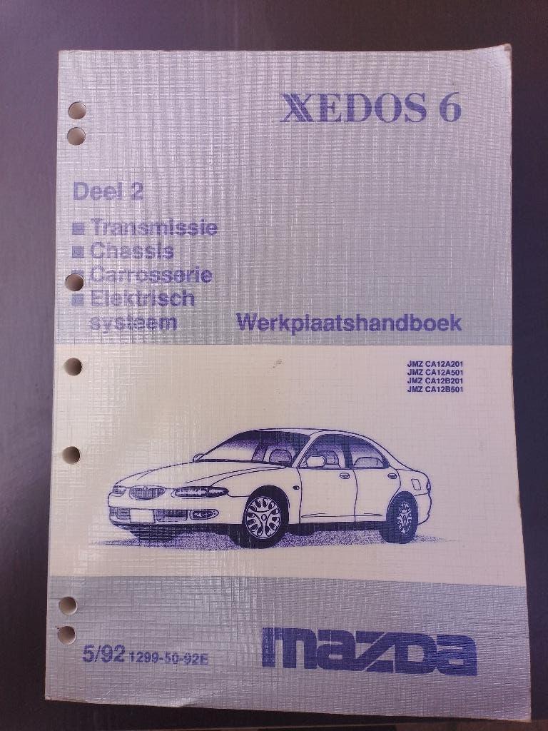 Dealer werkplaatsboek Mazda Xedos 6  deel 2  5/1992, Ophalen of Verzenden, Gelezen, Mazda