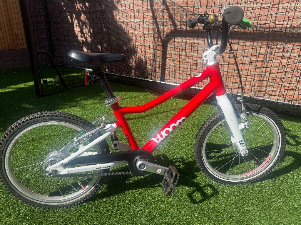 Woom 3 go automatic, Fietsen en Brommers, Ophalen, Terugtraprem, Gebruikt, Minder dan 16 inch