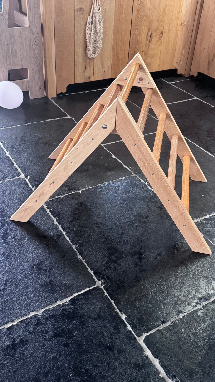Kinder Klimrek van hout, Kinderen en Baby's, Speelgoed | Houten speelgoed, Ophalen, Gebruikt