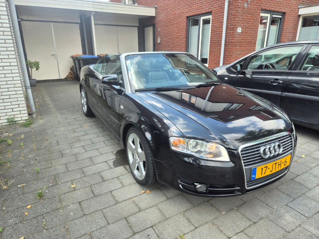 Audi A4 2.0 Tfsi 147KW Cabrio AUT 2006 Zwart ProLine, Zwart, 4 cilinders, 4 stoelen, A4