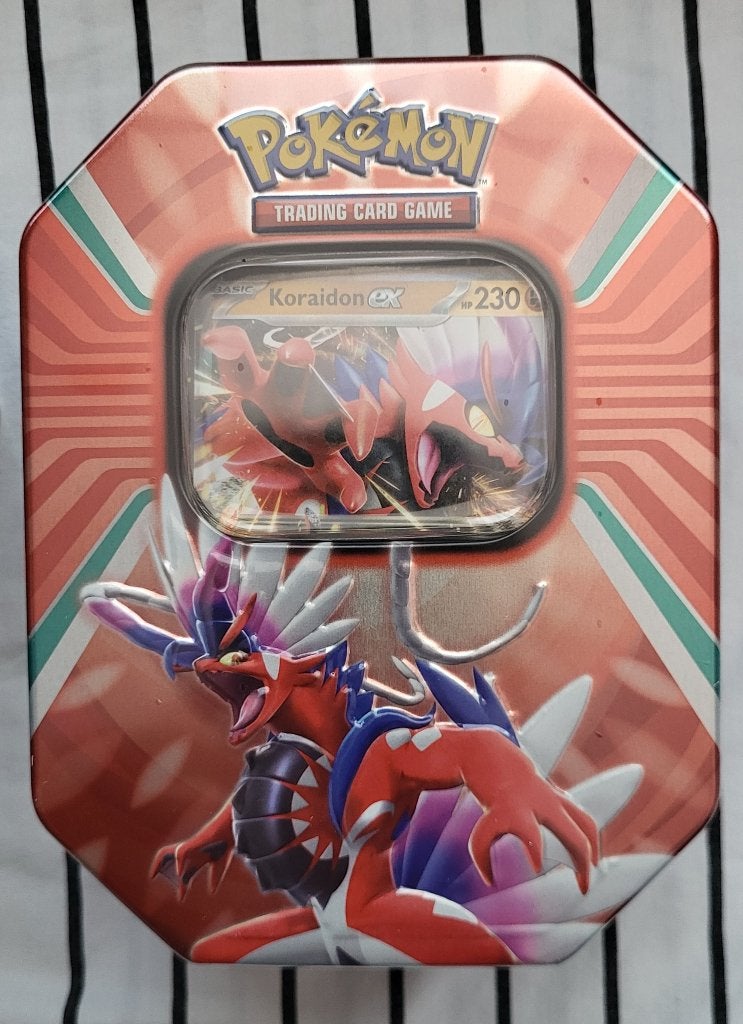 Pokemon TCG tin, Ophalen, Nieuw