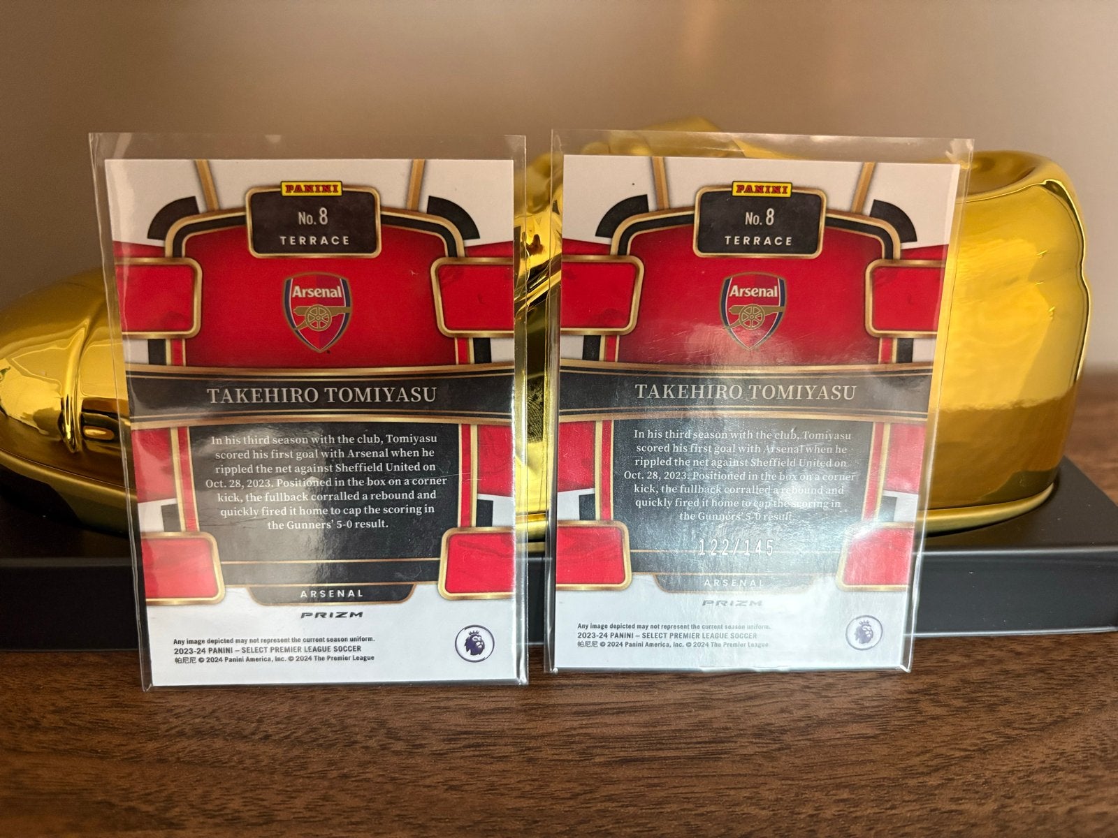 Panini Select Arsenal kaarten - Tomiyasu & Trossard, Verzenden, Nieuw, Buitenlandse clubs, Spelerskaart