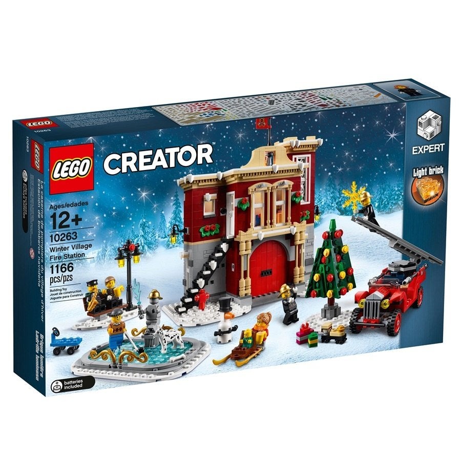 LEGO Creator Expert 10263 Brandweerkazerne in Winterdorp, Lego, Nieuw, Ophalen of Verzenden, X