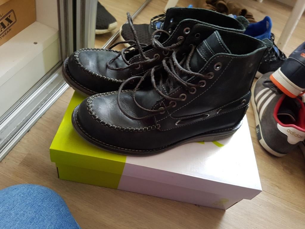 zwarte leren le coq sportif leer maat 42, Boots, Nieuw, Ophalen of Verzenden, Le Coq Sportif