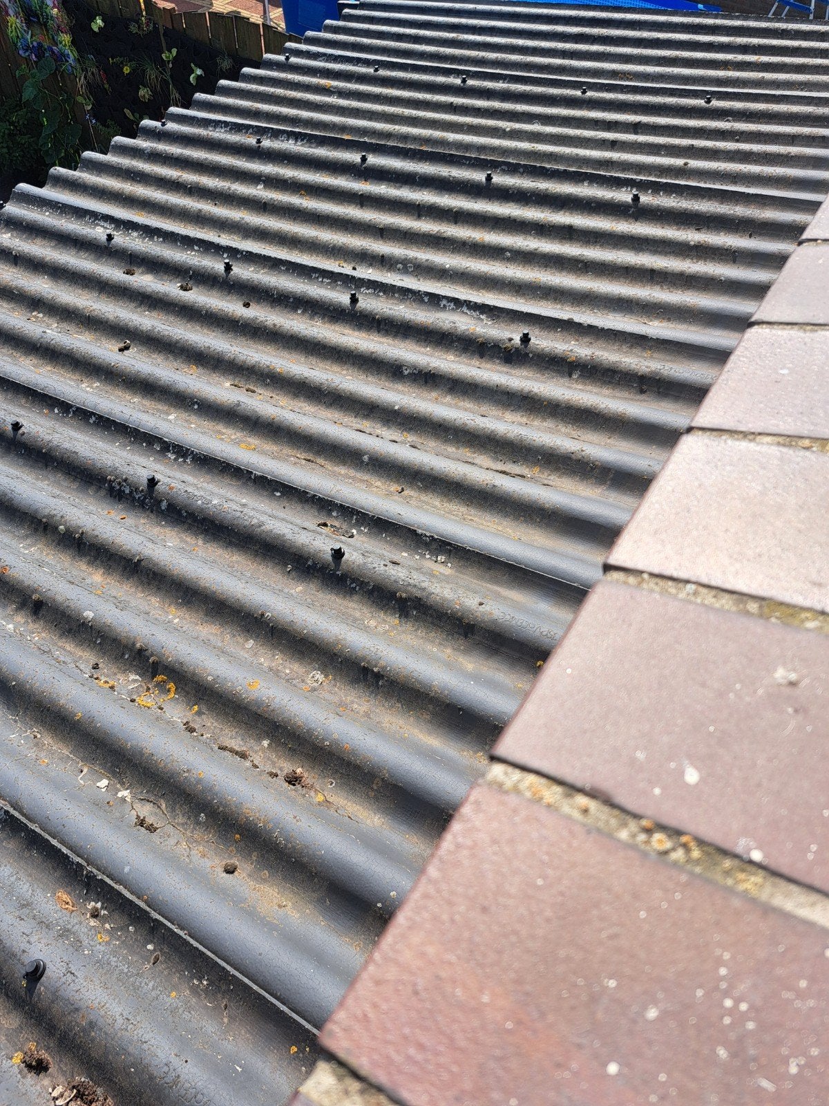 Dakplaten 3 x 1 meter - GEEN ASBEST datum 01/08, Ophalen, Overige materialen, Gebruikt, 15 m² of meer