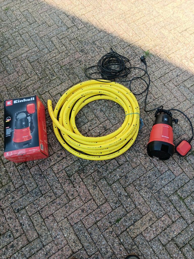 Einhell vuilwaterpomp GC-DP 3730. Als nieuw!, Tuin en Terras, Ophalen of Verzenden, Zo goed als nieuw, Elektrisch, Dompelpomp