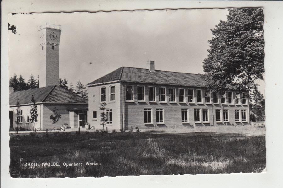 Oosterwolde [Fr.], Openbare Werken, Ophalen of Verzenden, 1940 tot 1960, Ongelopen, Friesland