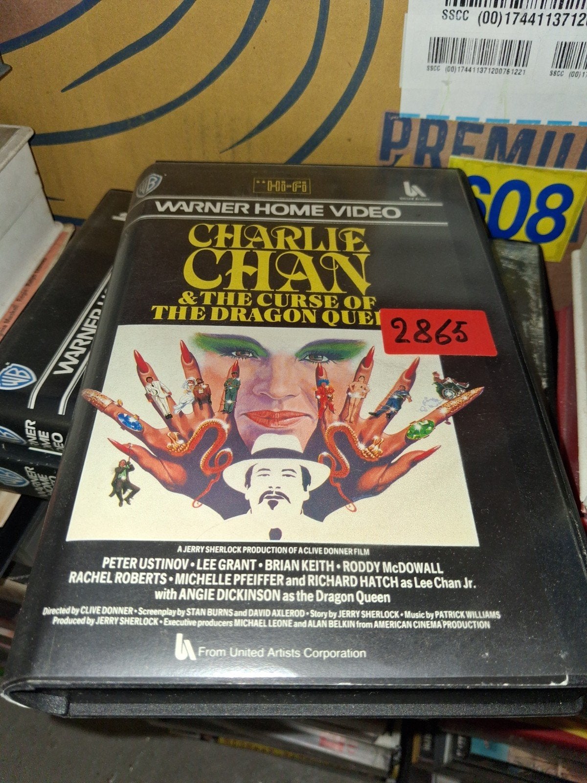 Vhs ex-rental  - Charlie Chan, Vanaf 16 jaar, Verzenden, Gebruikt, Horror