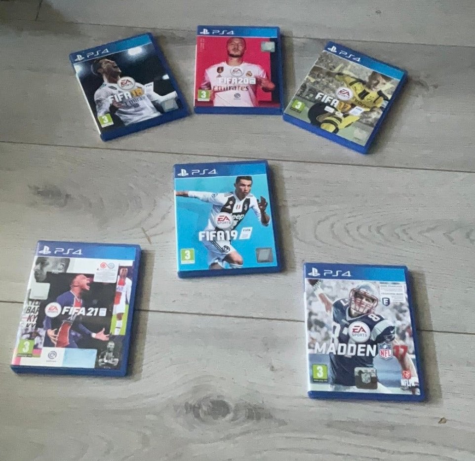 Ps4 games, Ophalen, Zo goed als nieuw, Sport, 3 spelers of meer
