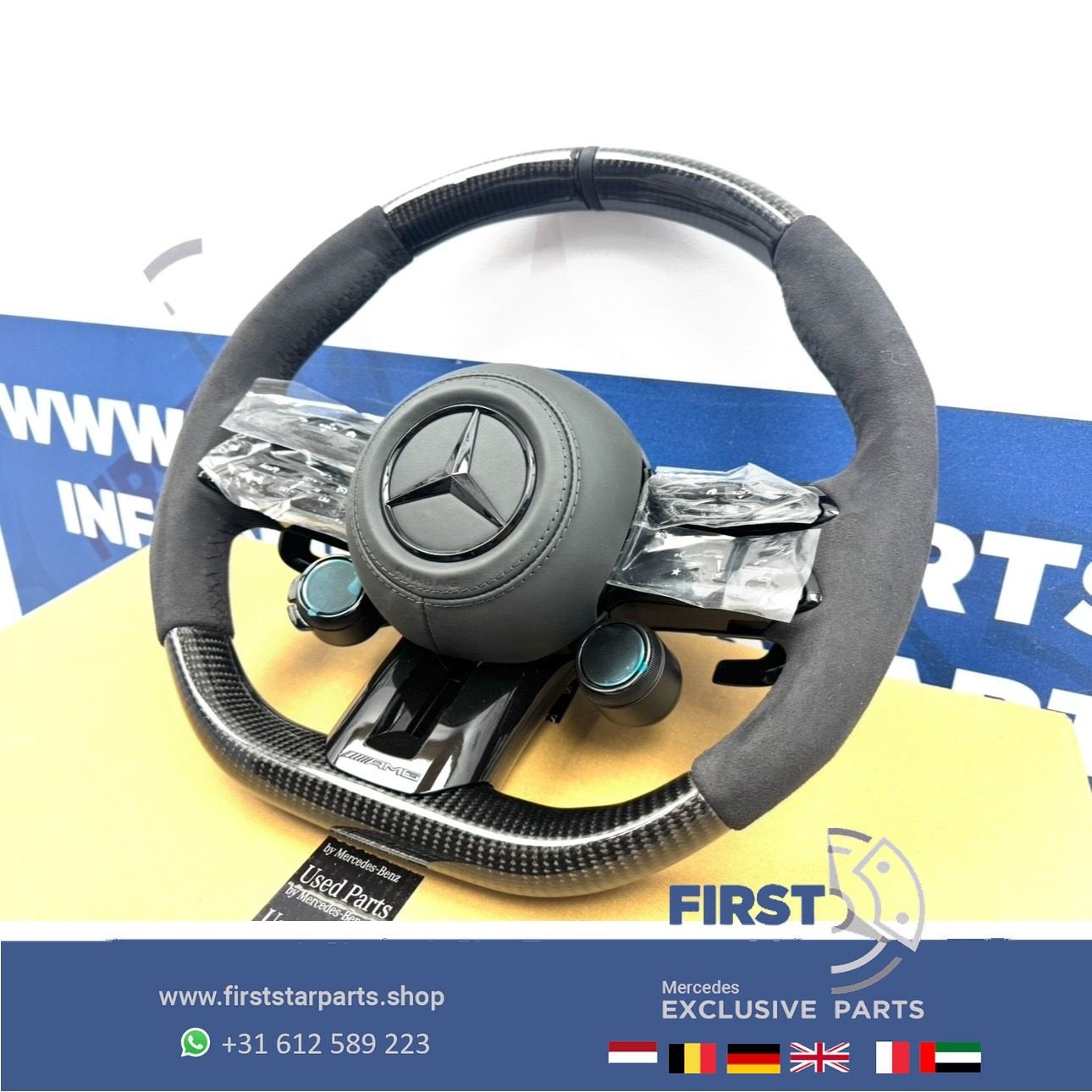 2026 CARBON AMG STUUR W177 W118 W206 W214 W254 W223 W463 W25, Auto-onderdelen, Besturing, Gebruikt, -, Ophalen of Verzenden, -