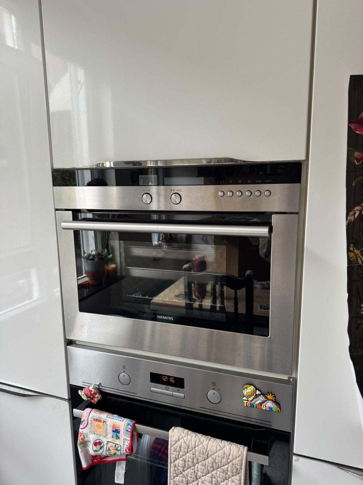 Siemens HB26D550 Inbouw Stoomoven (Nismaat 45 cm) – RVS & Co, Witgoed en Apparatuur, Ophalen, Zo goed als nieuw