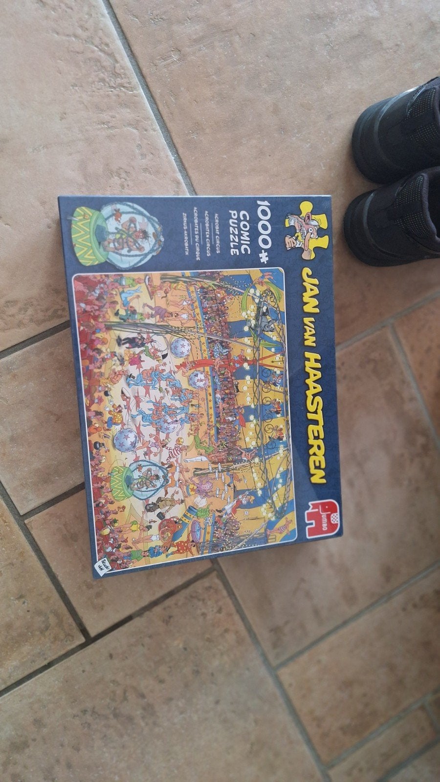 Jan van Haasteren Comic Puzzel - Acrobat Circus 1000 stukjes, Ophalen, 500 t/m 1500 stukjes, Gebruikt, Legpuzzel
