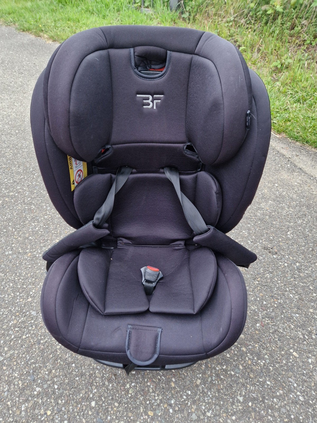 BF Autostoel Zwart - draaibare met Isofix, Kinderen en Baby's, Autostoeltjes, Autogordel of Isofix, Gebruikt, 0 t/m 18 kg, Verstelbare rugleuning