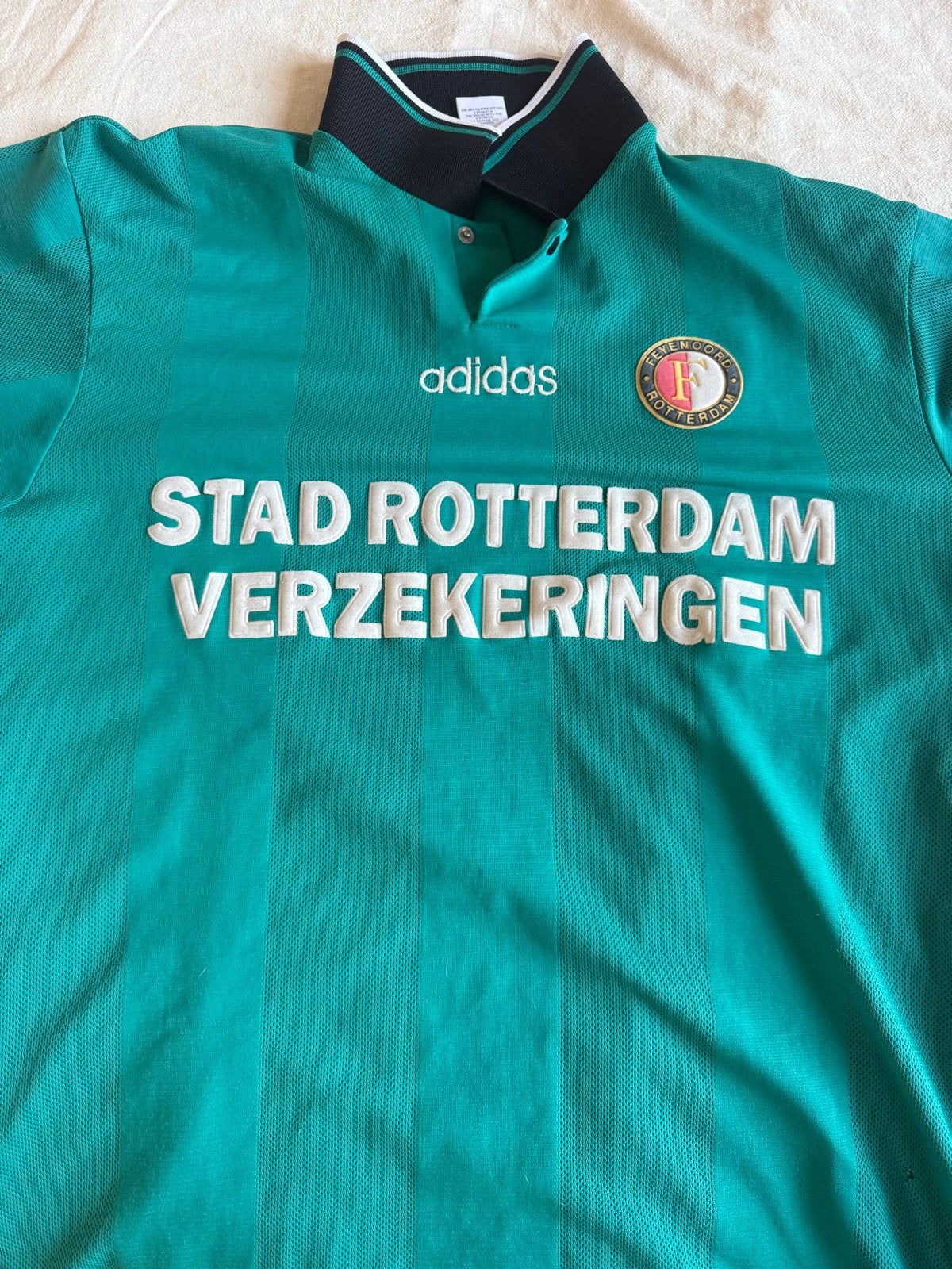 Vintage Feyenoord uitshirt 1996/1997 Adidas XL, Maat XL, Ophalen, Gebruikt, Shirt