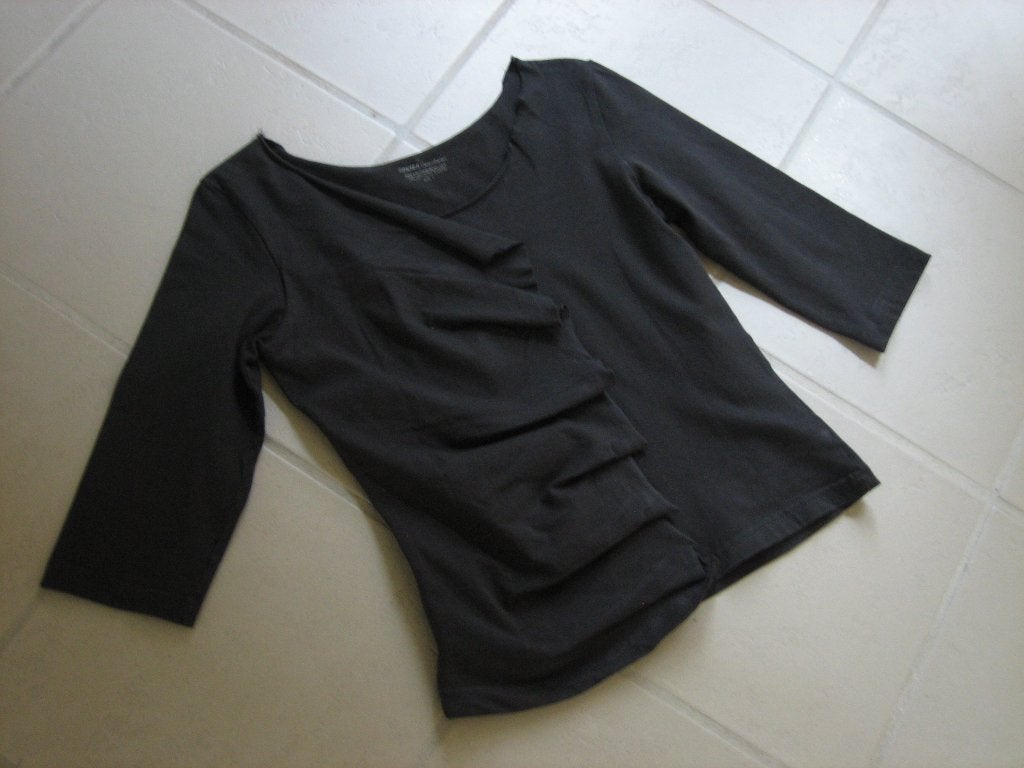Speels zwart shirt CONTRA Casualwear, 36-38 snazzeys, Verzenden, Zwart, Nieuw, Lange mouw