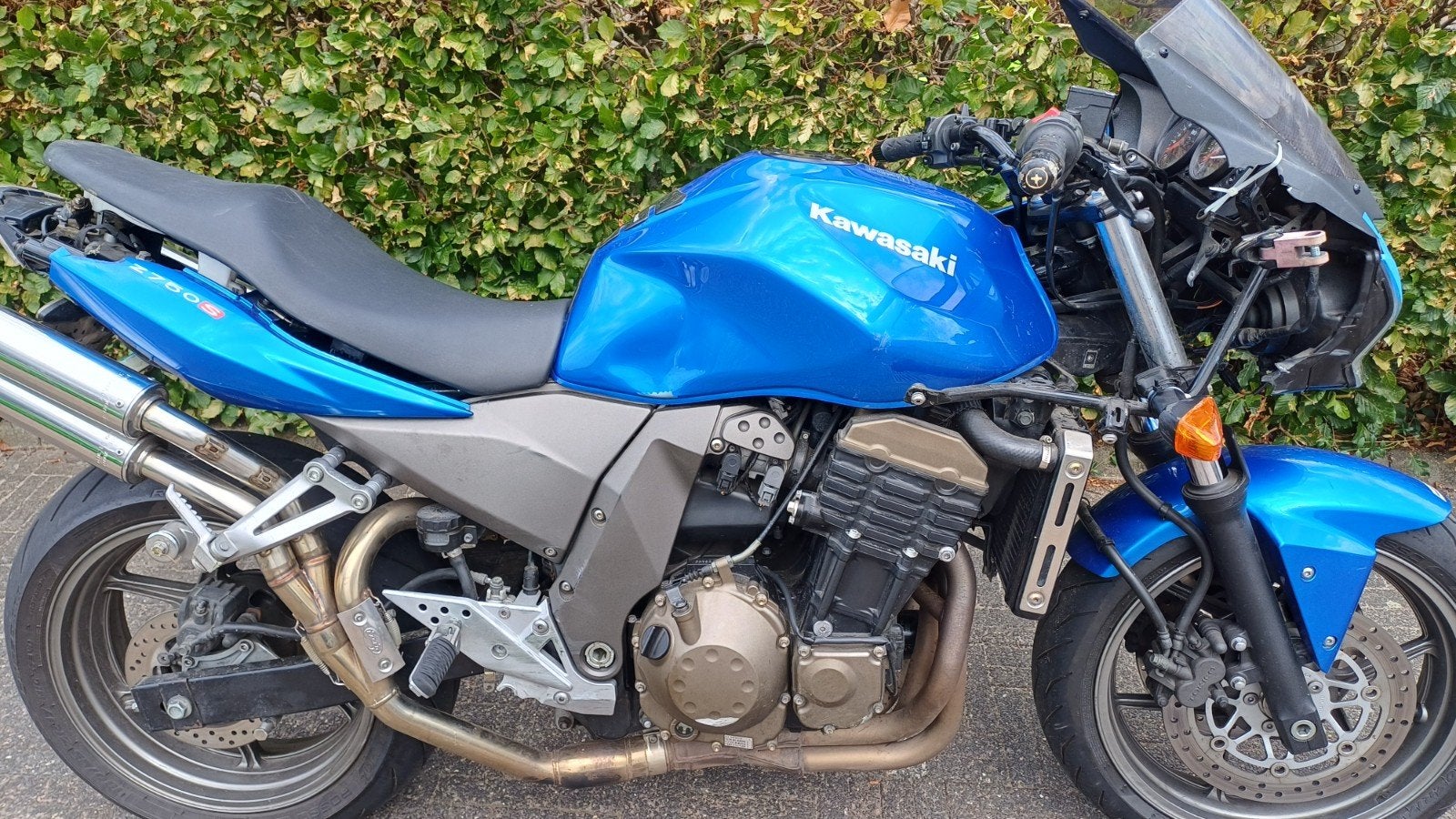 Kawasaki z750s schade. Pirelli rosso 3, Motoren, Ophalen, 750 cc, 4 cilinders, Motorrijbewijs A