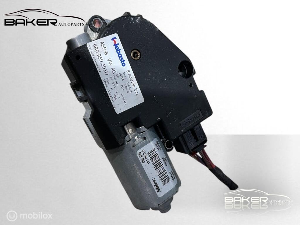 Schuifdak motor Seat Leon 5F FR Dynamic ('13->) 6R0959591D, Auto-onderdelen, Gebruikt, Ophalen of Verzenden, Seat, Seat