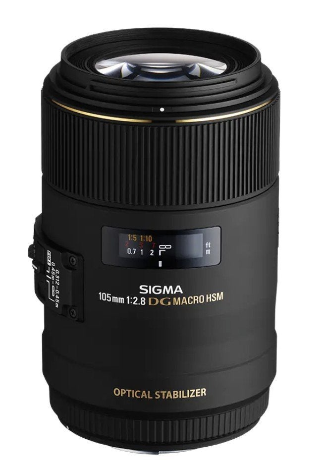 Sigma 105mm f/2.8 EX DG OS HSM Macro Canon objectief, Audio, Tv en Foto, Fotografie | Lenzen en Objectieven, Ophalen, Macrofunctie