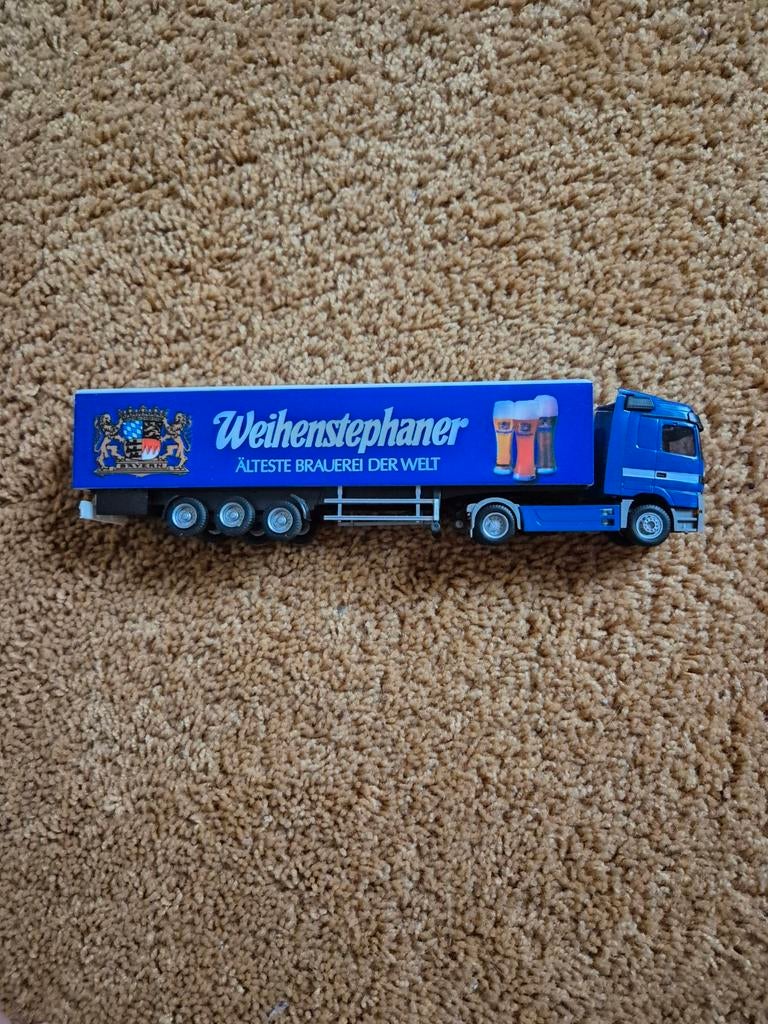 Weihenstephaner biervrachtwagen 1:87, Ophalen of Verzenden, Nieuw, Bus of Vrachtwagen, Overige merken