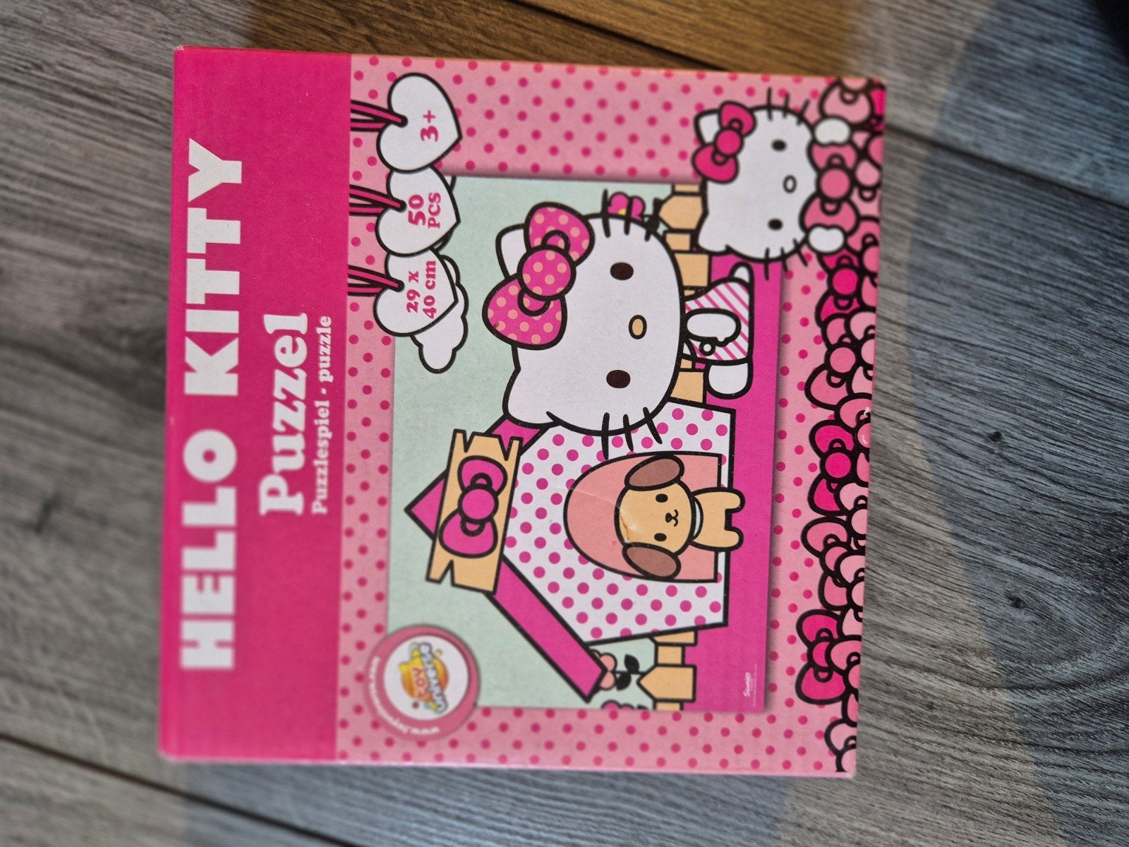 Hello Kitty Puzzel 50 stukjes 29x40 cm, Ophalen of Verzenden