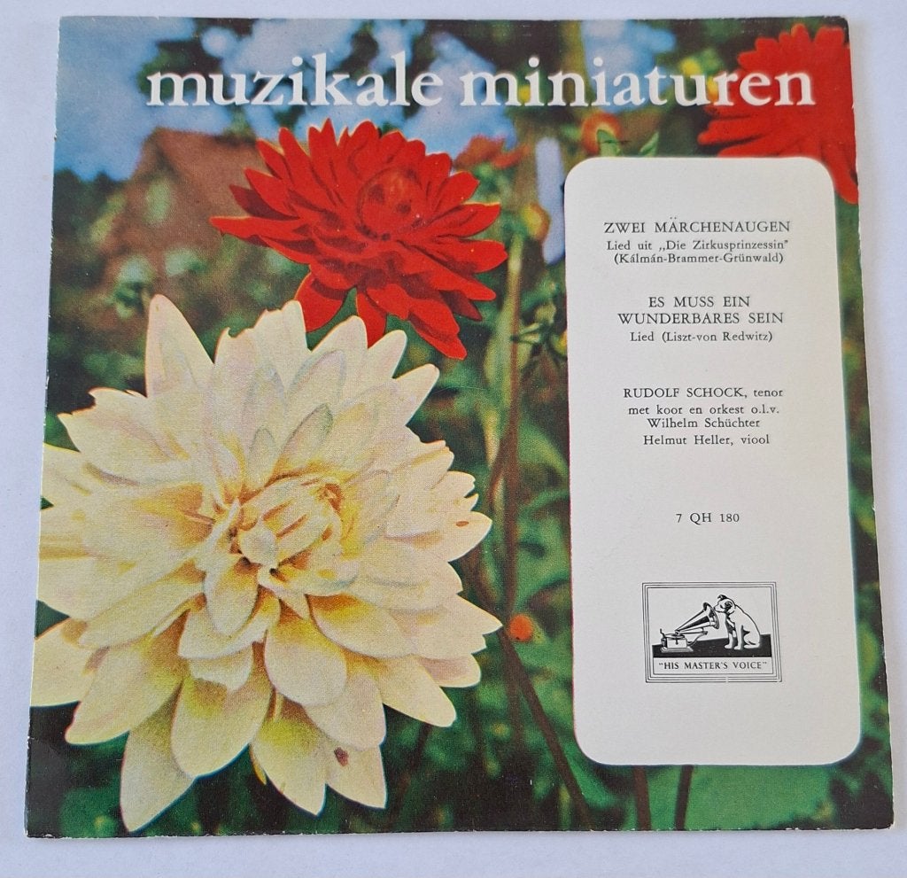 Muzikale miniaturen - Rudolf Schock, Ophalen of Verzenden, Gebruikt, Klassiek, Overige typen
